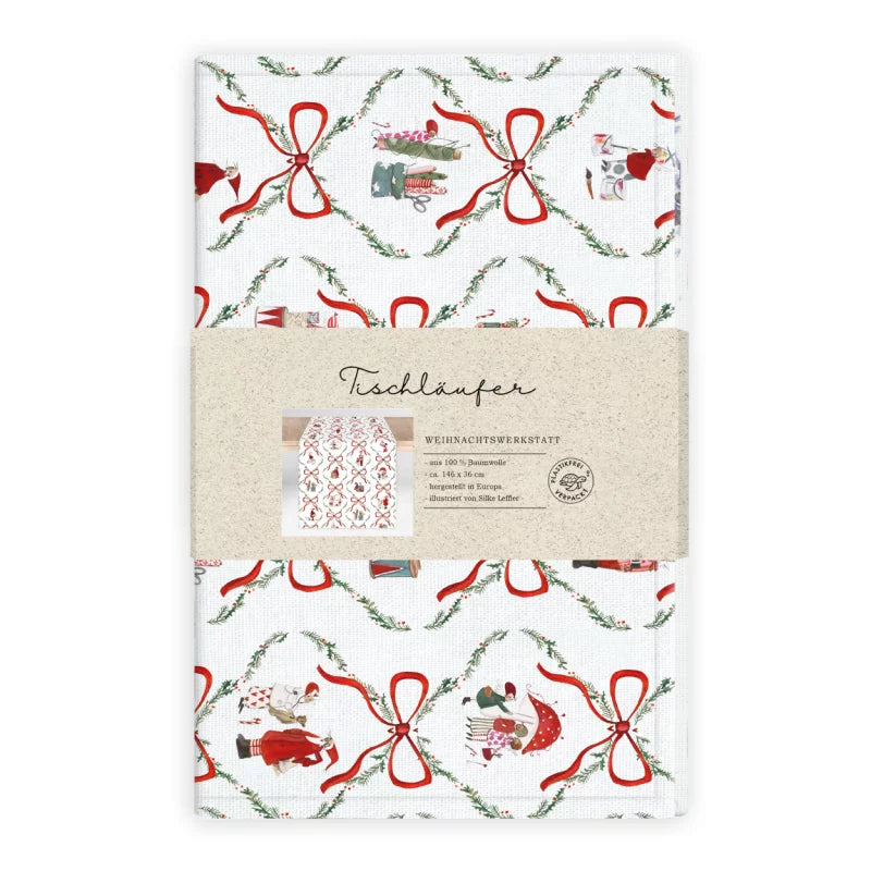 Τραπεζομάντηλο runner "Χριστουγεννιάτικο εργαστήριο"