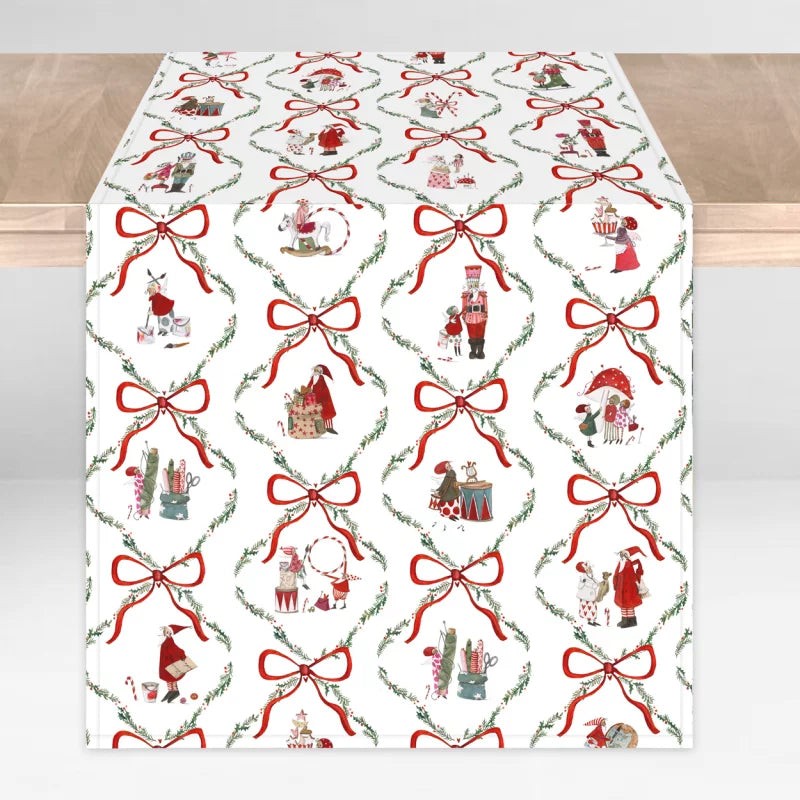 Τραπεζομάντηλο runner "Χριστουγεννιάτικο εργαστήριο"