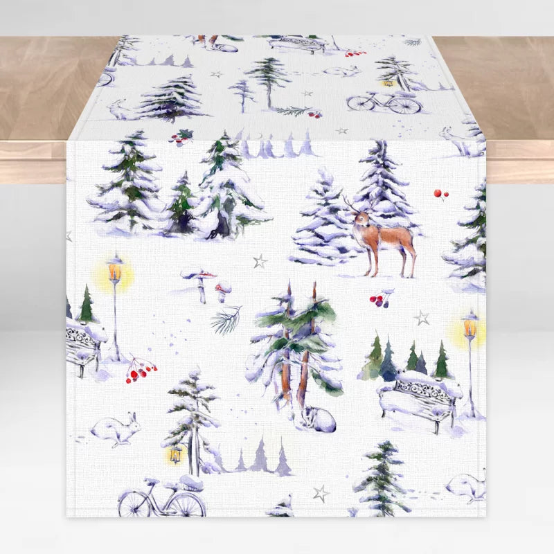 Τραπεζομάντηλο runner "Χειμερινό Πάρκο"