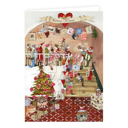 Κάρτα-ημερολόγιο αντίστροφης μέτρησης - Χριστουγεννιάτικη γιορτή