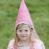 Αποκριάτικο καπέλο πριγκίπισσας "ροζ με γκλίτερ"