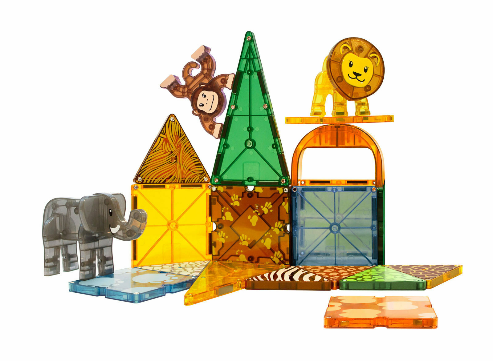 Μαγνητικό Παιχνίδι Safari Animals 25 κομματιών Magna-Tiles
