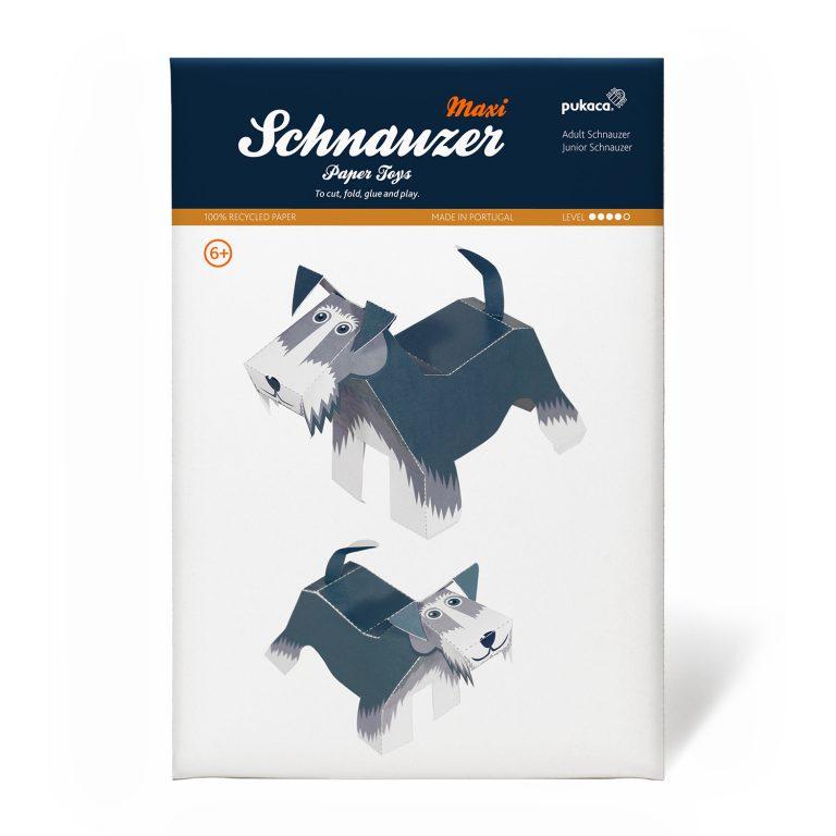 Κατασκευάζω σκυλιά ράτσας Schnauzer από χαρτί