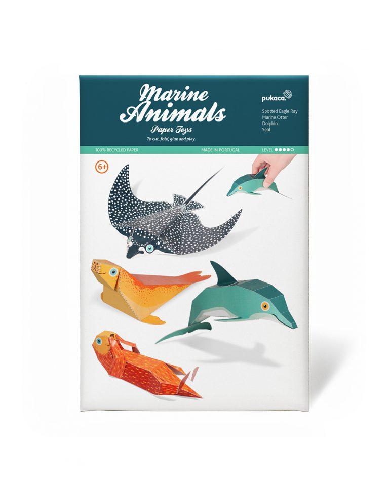 Κατασκευάζω θαλάσσια ζώα από χαρτί