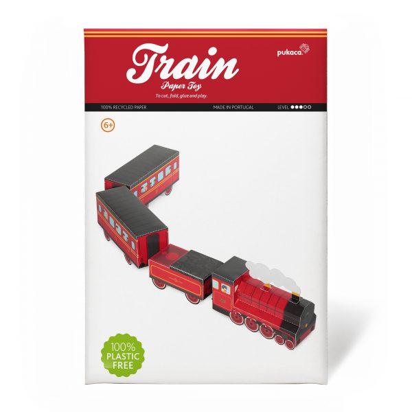 Κατασκευάζω τρένο από χαρτί