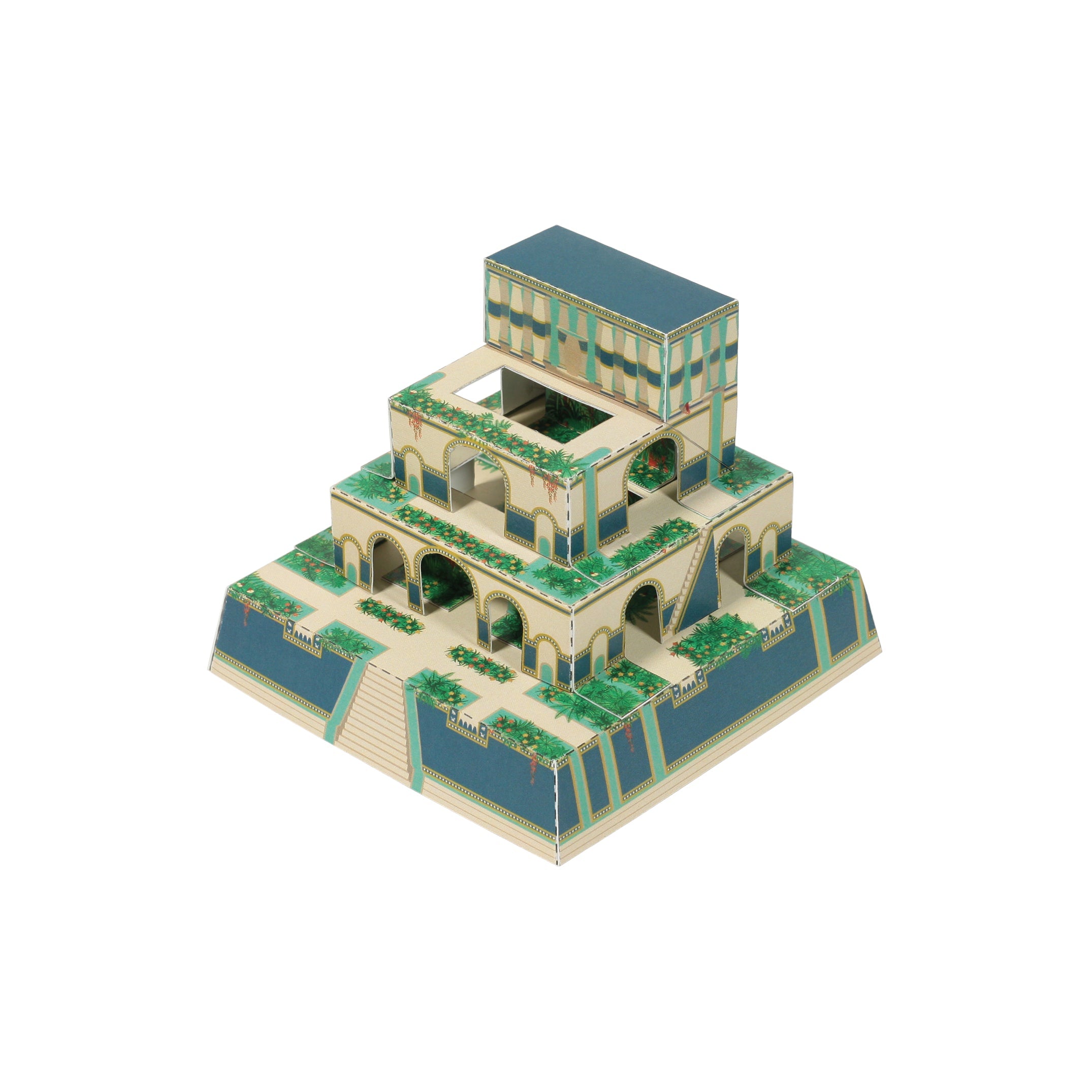 Κατασκευάζω επιτραπέζιο παιχνίδι από χαρτί- Seven Wonders of the Ancient World Paper Toy