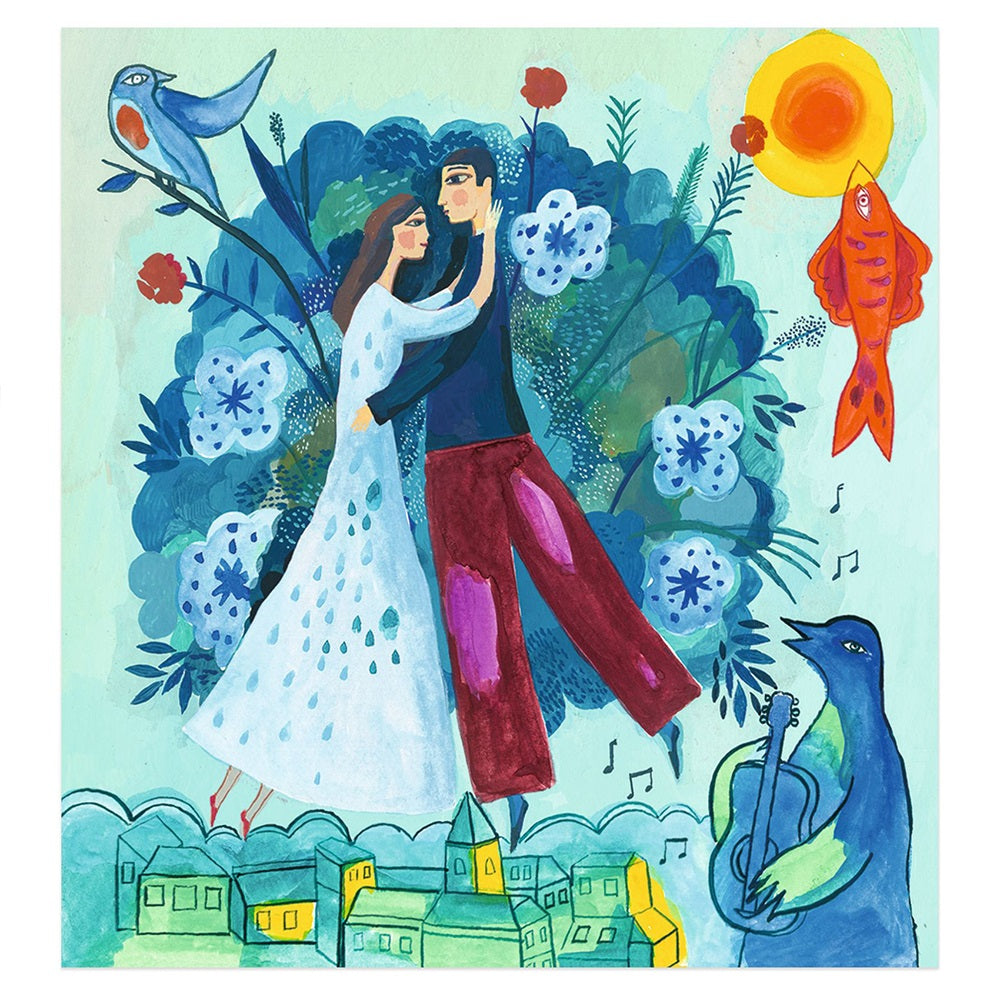 Inspired by Marc Chagall - Ζωγραφίζω με νερομπογιές "Σουρεαλισμός"