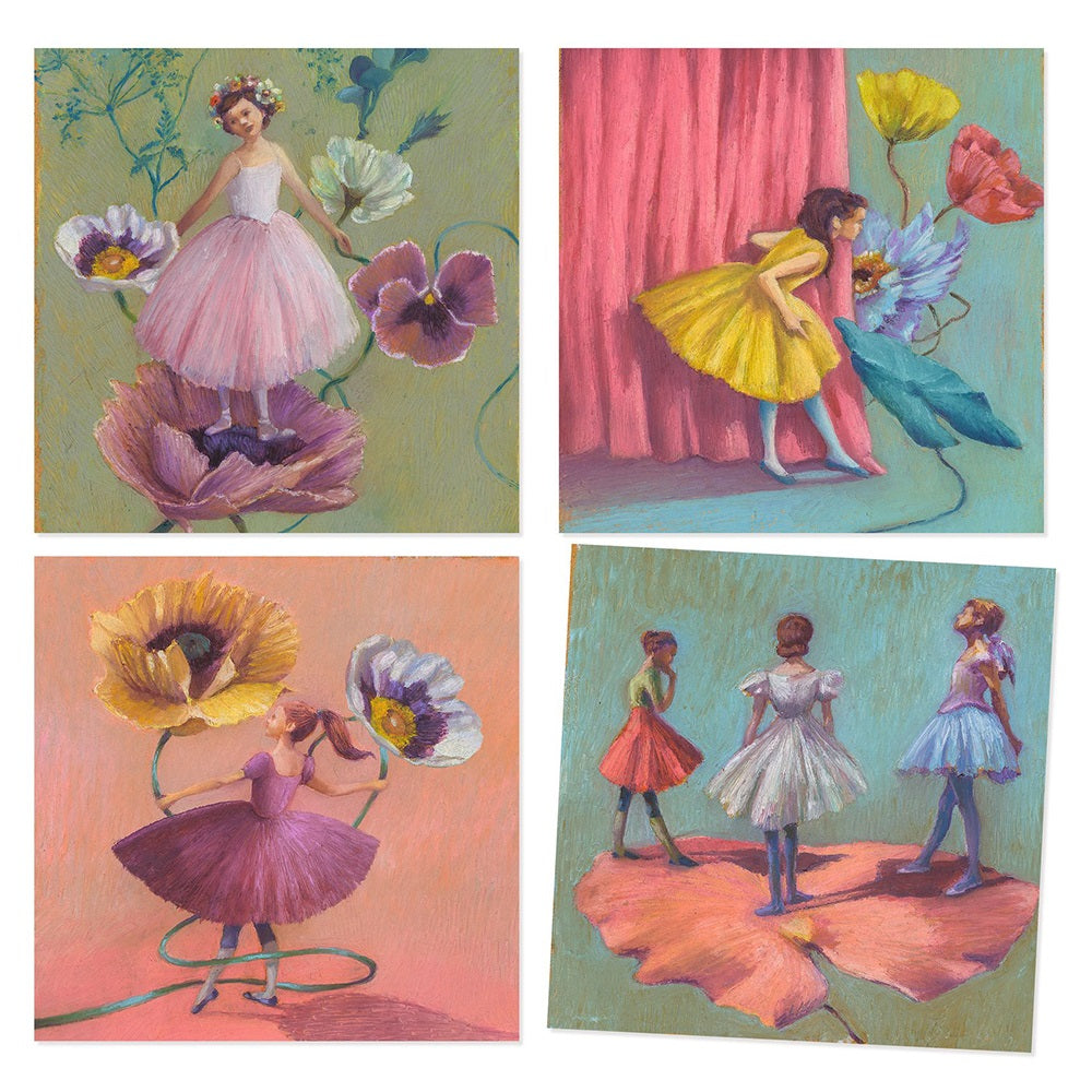 Inspired by Edgar Degas - Ζωγραφίζω με κηρομπογιές "Μπαλαρίνες"