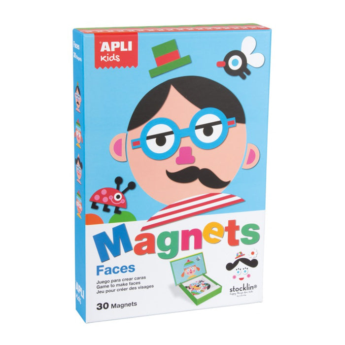 Apli Kids Μαγνητικό Κουτί - Πρόσωπα