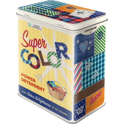 Nostalgic μεταλλικό κουτί "Super Color"