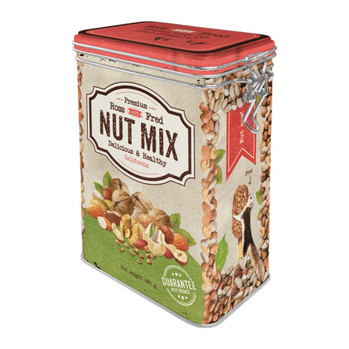Nostalgic μεταλλικό κουτί με κλιπ "Nut Mix"