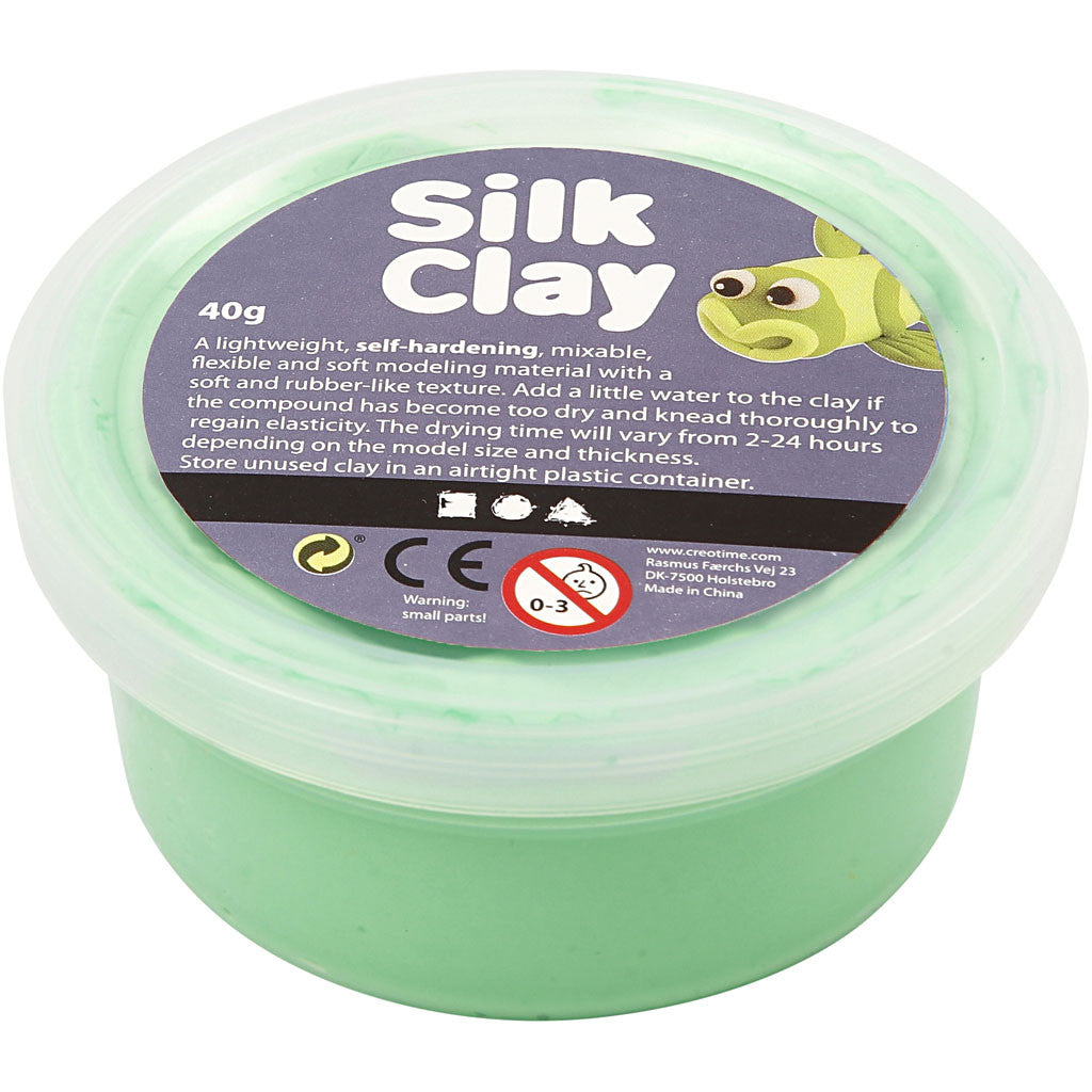 Silk clay πράσινο, 40 γρ.