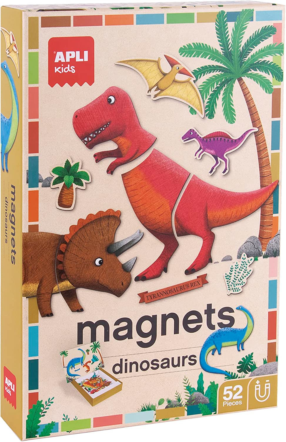 Apli Kids Μαγνητικό κουτί - Dinosaurs