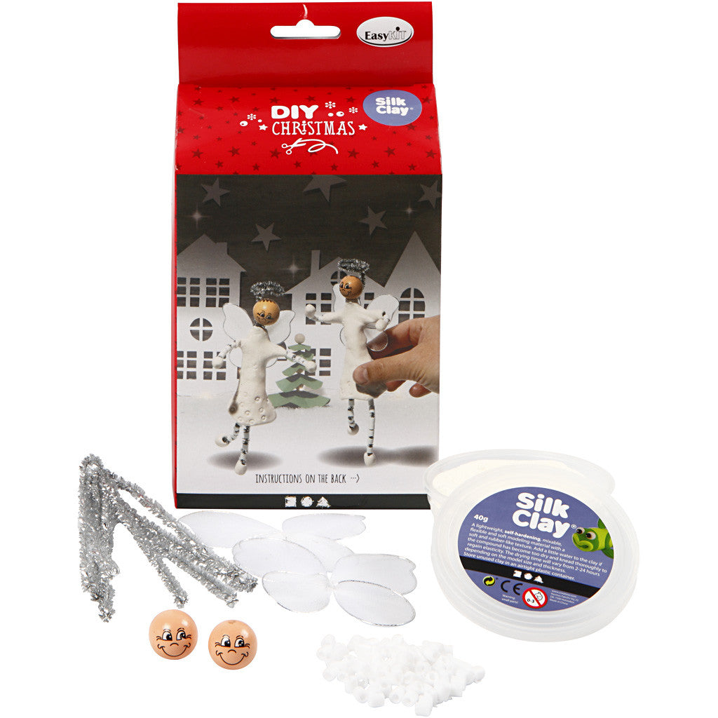 Σετ δημιουργίας Αγγέλων από silk clay