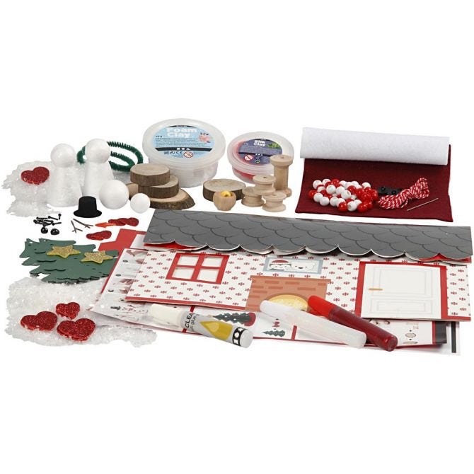 Χριστουγεννιάτικο Creative box - Christmas party house