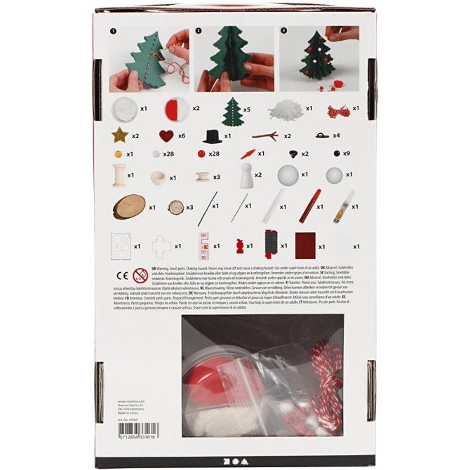 Χριστουγεννιάτικο Creative box - Christmas party house