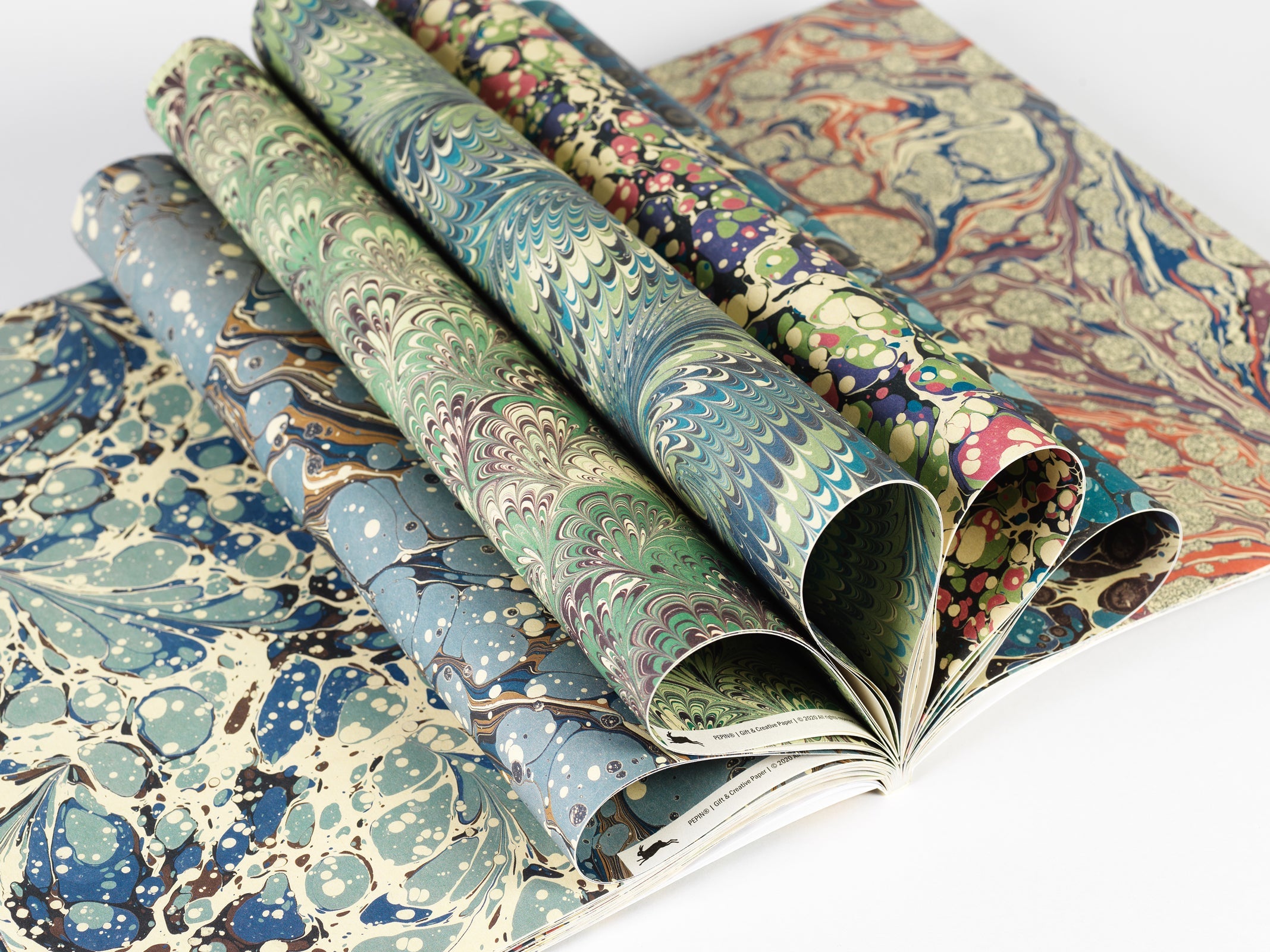 Gift & creative papers - Marbled Paper Designs
