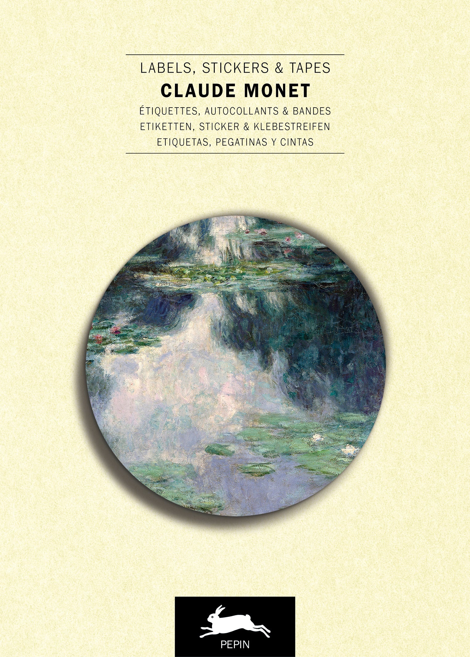 Βιβλία με ετικέτες και αυτοκόλλητα - Claude Monet