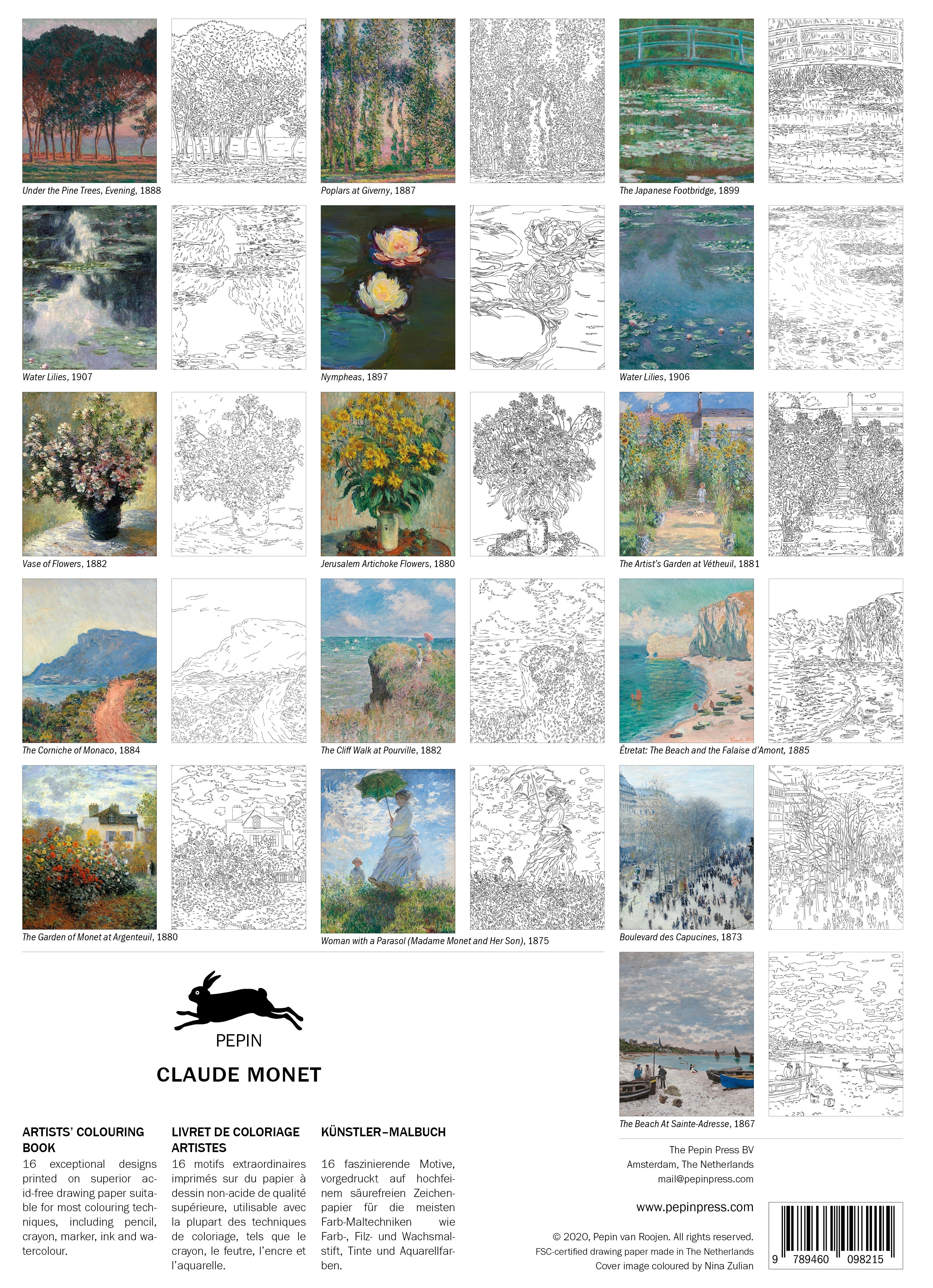 Artists’ Colouring Book - Claude Monet