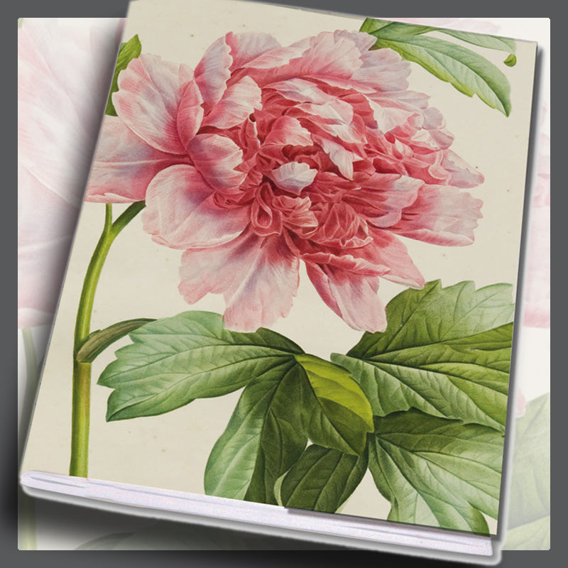 Τετράδιο Α5 καρφίτσα - Λουλούδι Ροζ