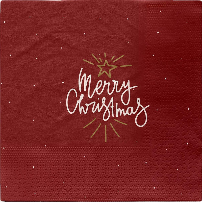 Χαρτοπετσέτες Merry Christmas