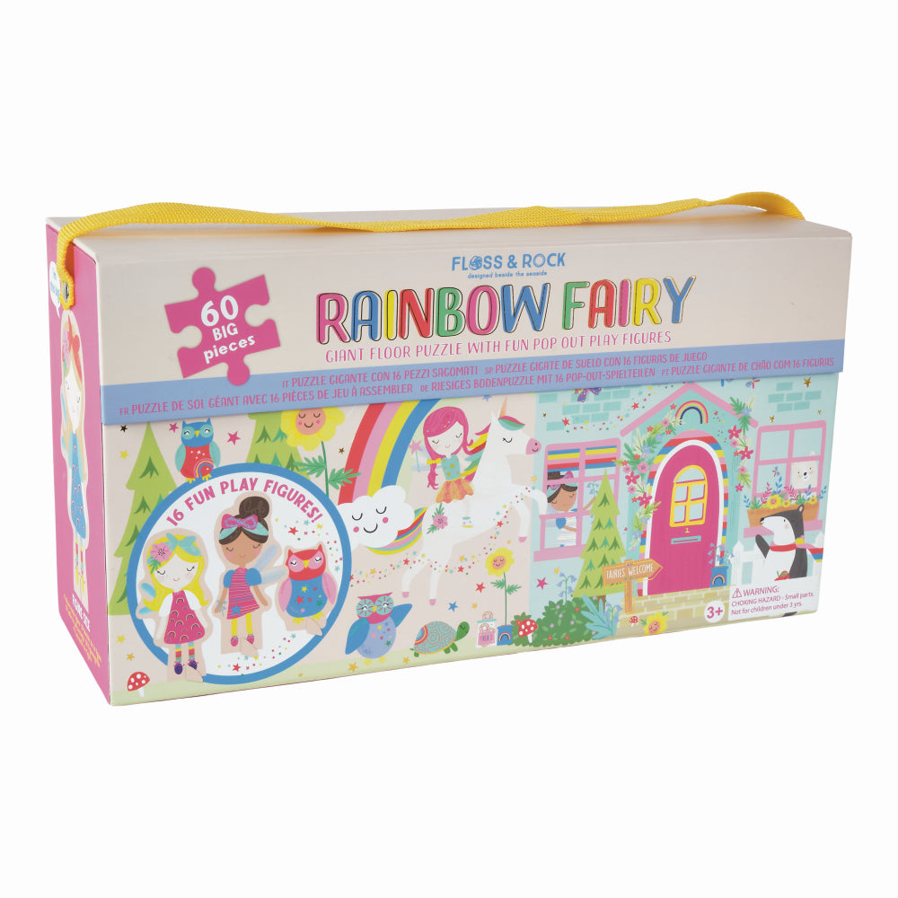 Παζλ δαπέδου "Rainbow Fairy" με pop out φιγούρες