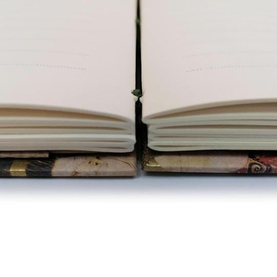 Χειροποίητο Σημειωματάριο με βυζαντινή βιβλιοδεσία - Klimt