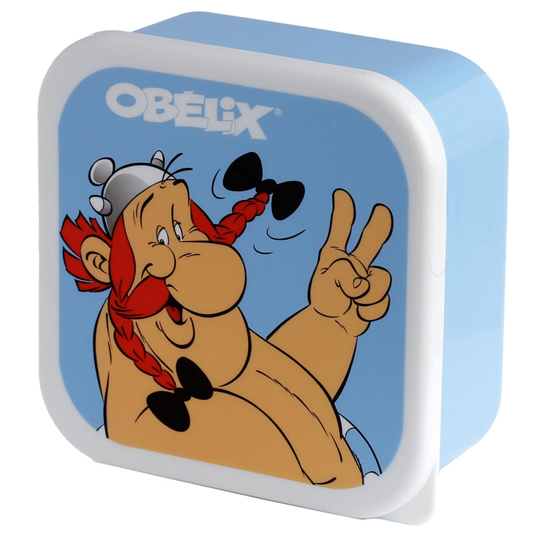 Σετ 3 δοχεία φαγητού "Asterix, Obelix & Idefix"