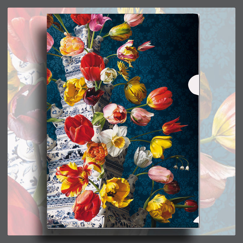 Φάκελος πλαστικός Α4 - Λουλούδια Πανδαισία