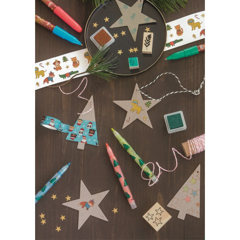 4 μαρκαδόροι με glitter σε σετ