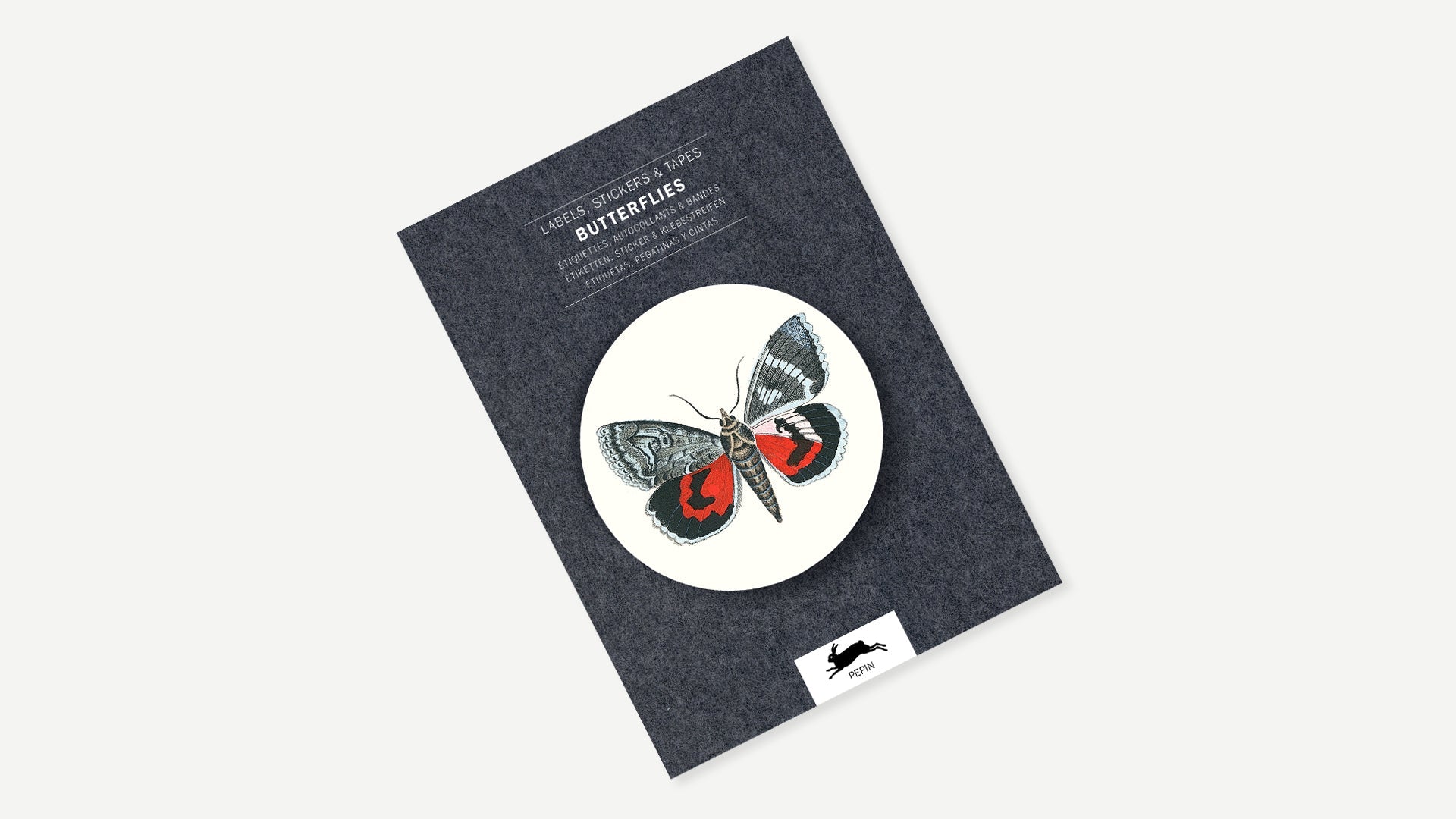 Βιβλίο με ετικέτες και αυτοκόλλητα - Butterflies