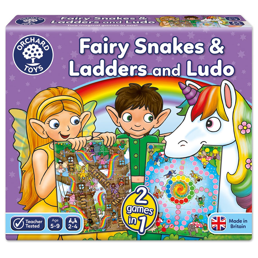 Fairy Snakes and Ladders & Ludo