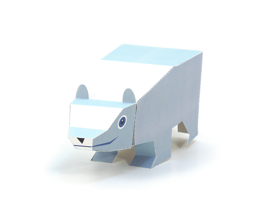 Κατασκευάζω ζώα των πάγων από χαρτί