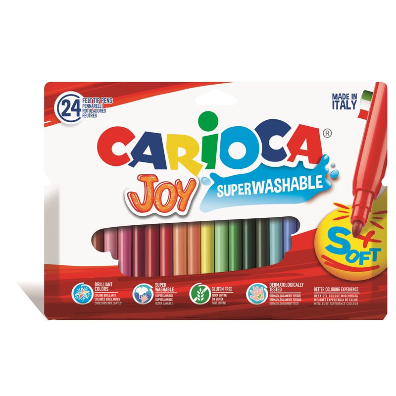 Μαρκαδόροι Carioca Joy 24 χρώματα