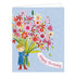 Ευχετήρια κάρτα "Μπουκέτο λουλουδιών"