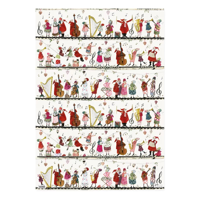 Χαρτί περιτυλίγματος "Μουσικοί"