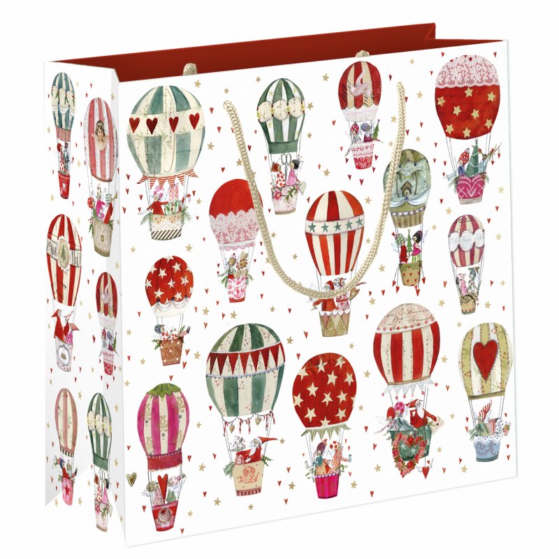 Μεγάλη τσάντα δώρου "Αερόστατα"