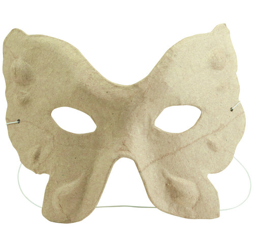 Αποκριάτικη μάσκα πεταλούδα από papier mache