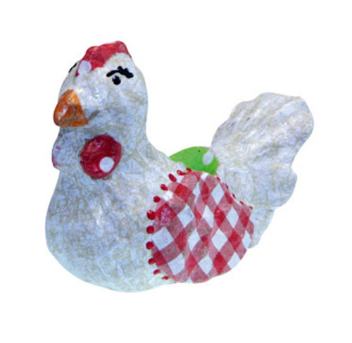 Κότα Papier Mâché