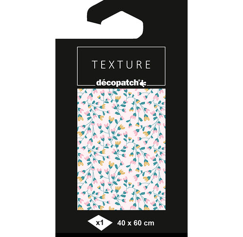 Decopatch χαρτί 40X60 εκ. foil λουλούδια